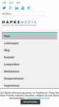 Mobile Screenshot of hapkemedia.com